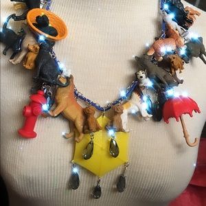 Raining Cats And Dogs Necklace